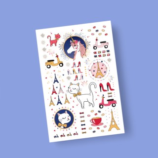 Temporary Tattoos "Paris"